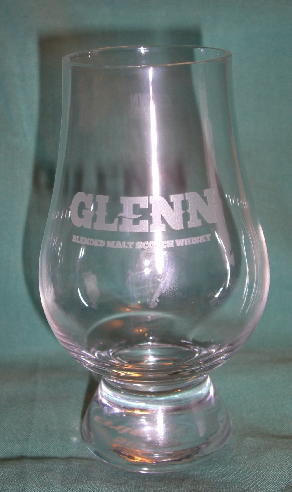 Glencairn whiskyglass med GLENN logo (Svenska Eldvatten)